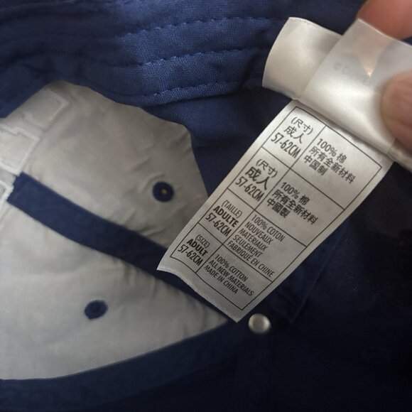 Monsters University Hat Disney Parks Adult Mike Wazowski  Blue Dad Cap Pixar - Picture 5 of 8